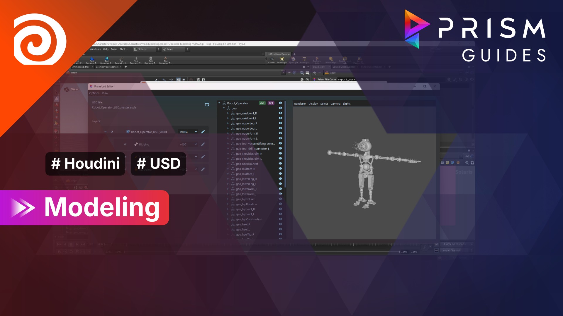 [Thumbnail: Houdini-USD - Modeling]