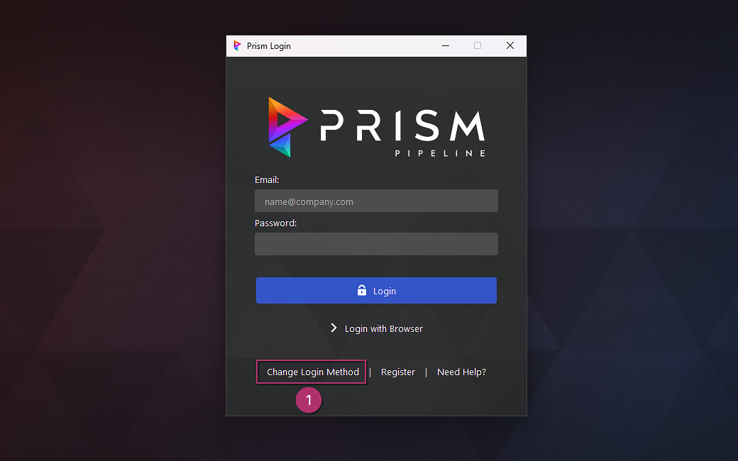 [Prism - Change Login Method]