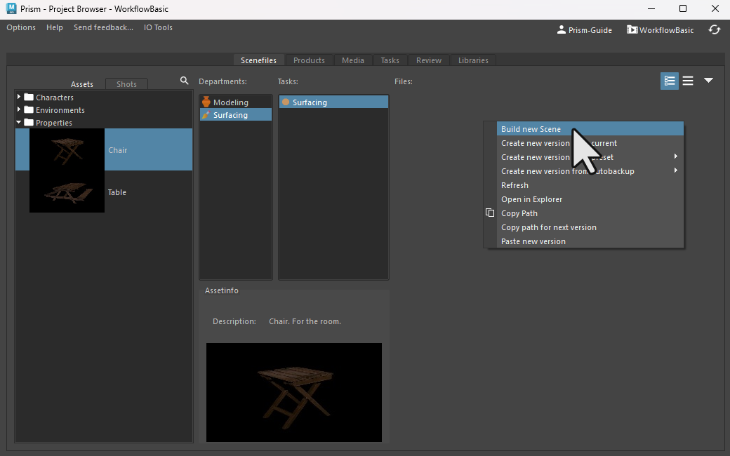 [Scene Building - Access Example]