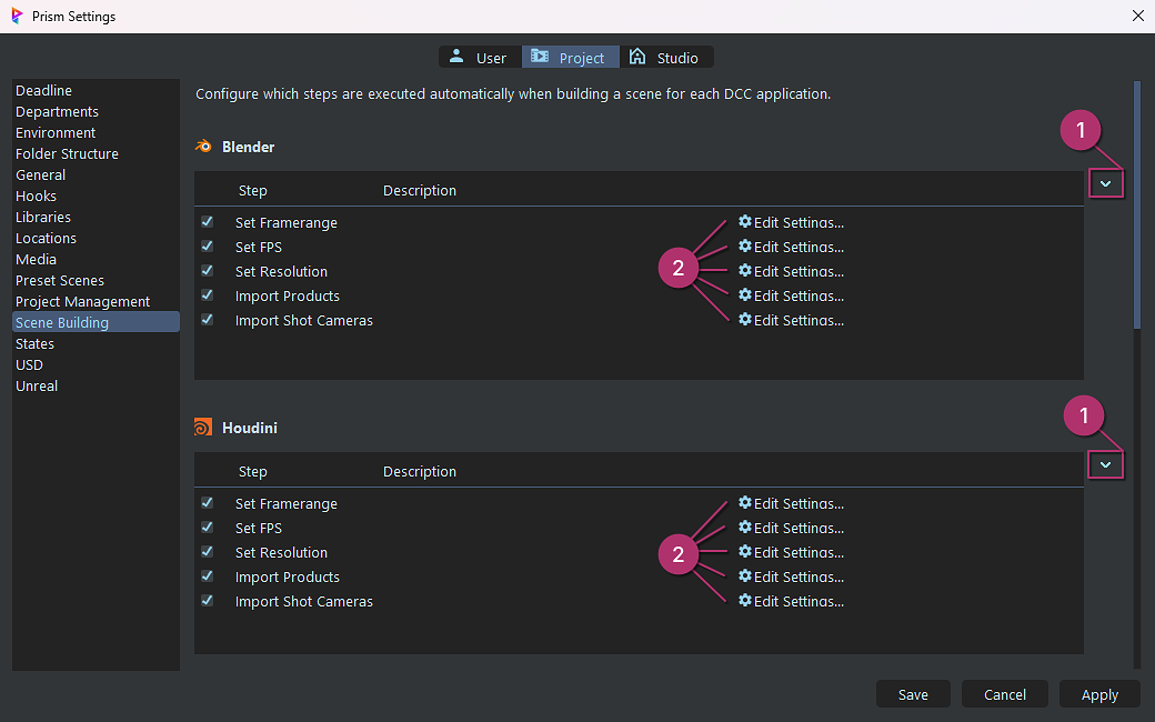 [Scene Building - Settings]