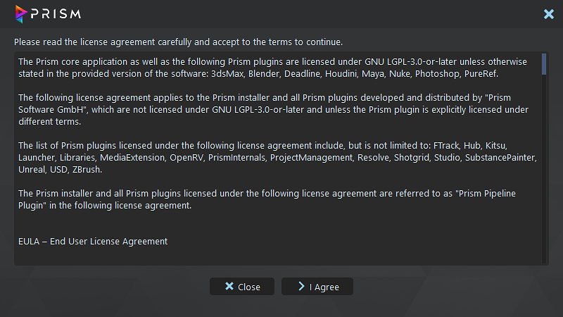 [Installation - License Agreement]
