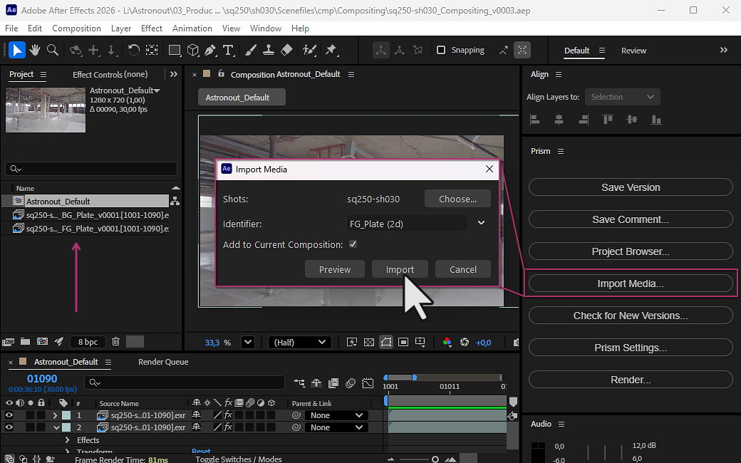 [After Effects - Import]