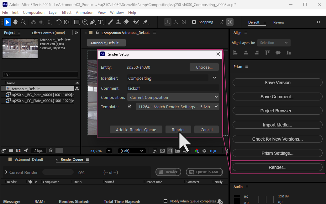 [After Effects - Render]