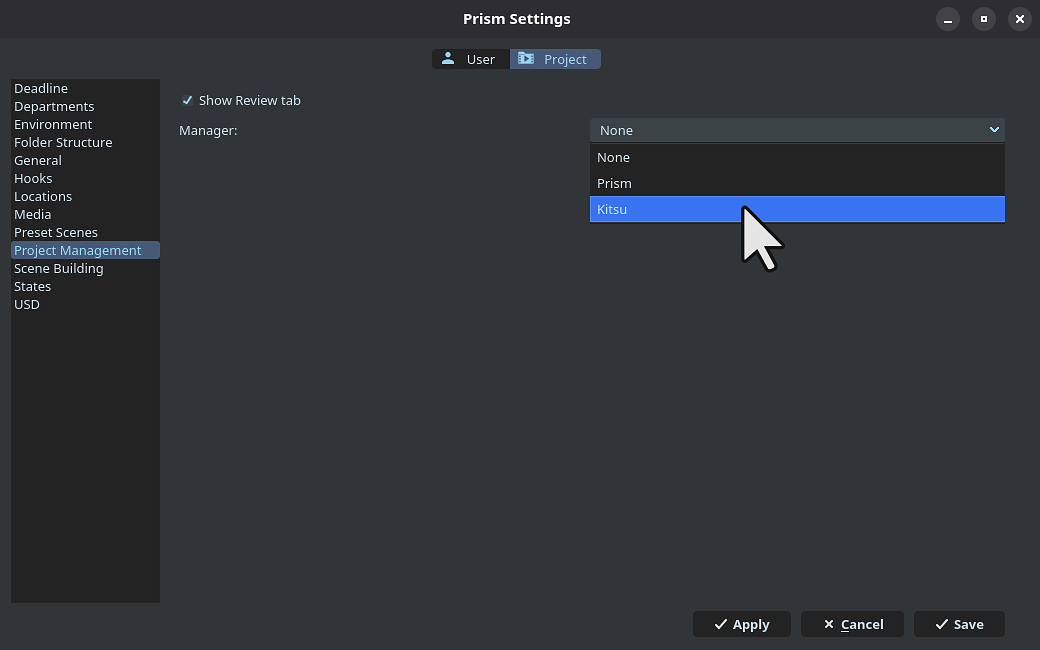 [Kitsu - Setup Manager]
