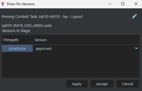 [USD Asset Resolver - Version Pinning]