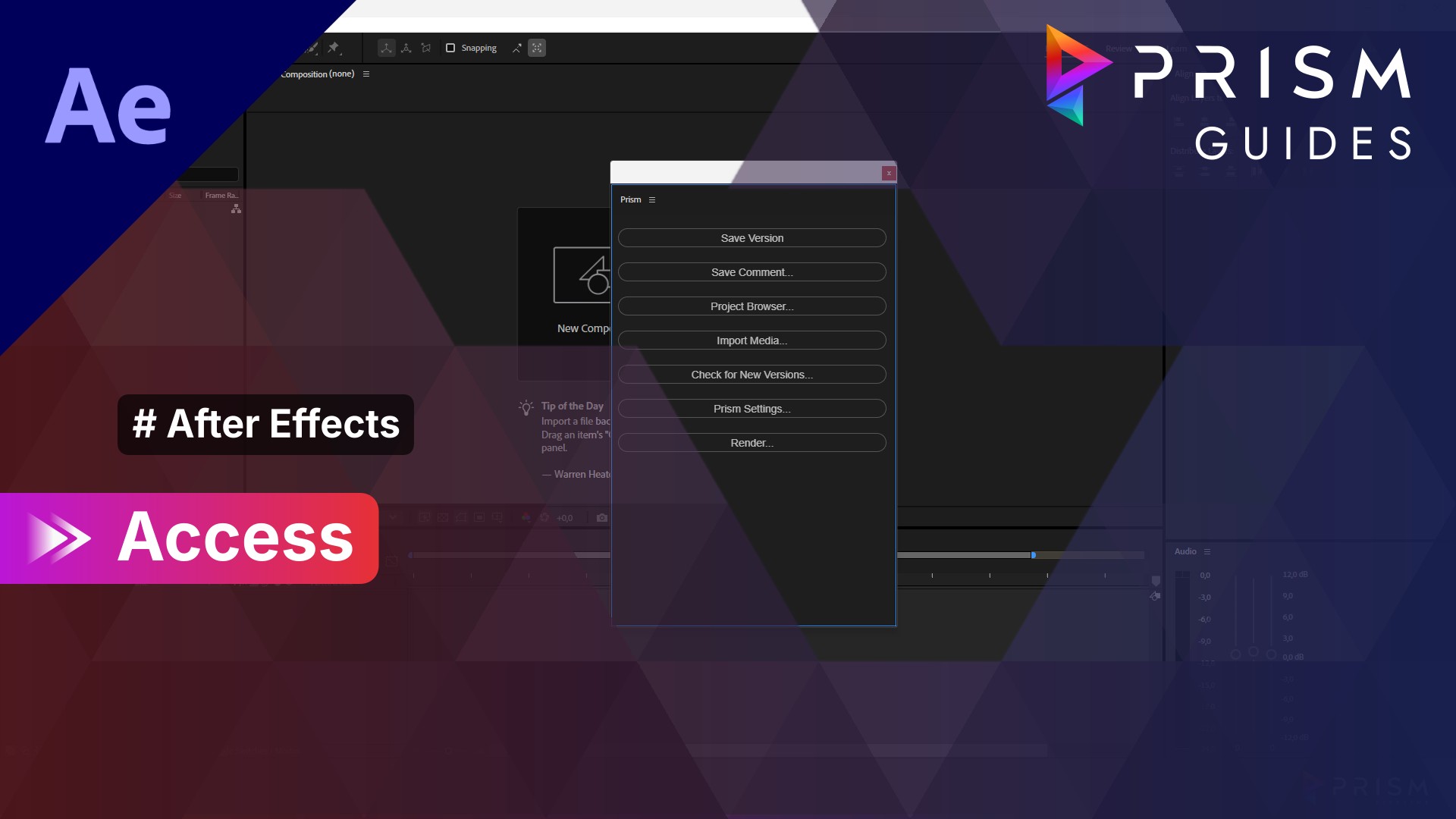 After Effects — Prism Pipeline Documentation
